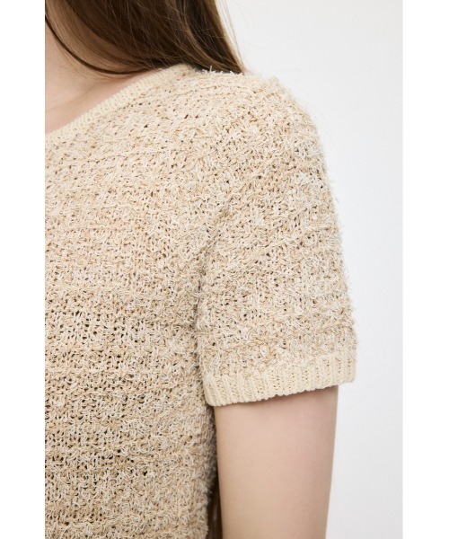 カーディガン FRONT RIBBON KNIT カーディガン レディースの画像