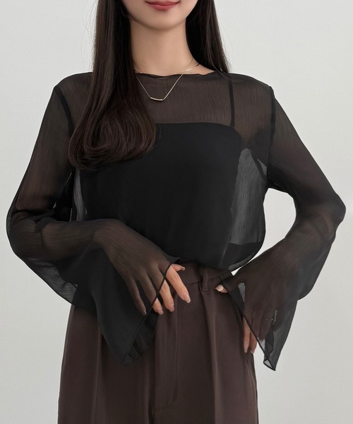 「CENEA」 サロペットスカート X-LARGE ブラック レディース_画像2