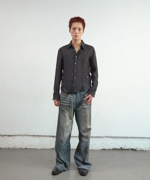 ジーンズ 3D TWISTED WIDE LEG JEANS メンズ_2