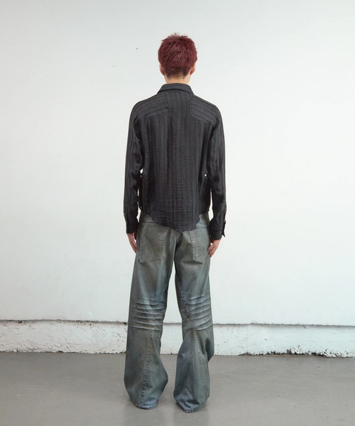 ジーンズ 3D TWISTED WIDE LEG JEANS メンズ_4