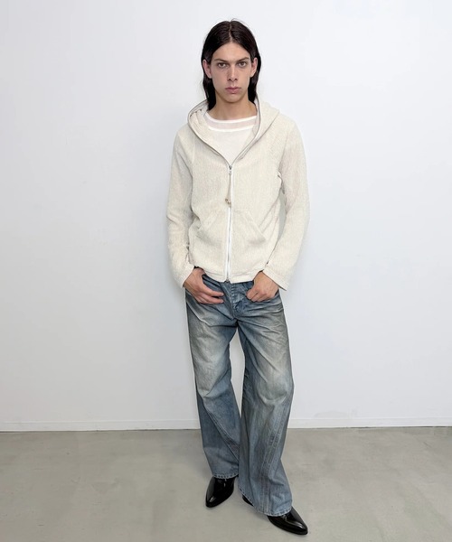 ジーンズ 3D TWISTED WIDE LEG JEANS メンズ_8
