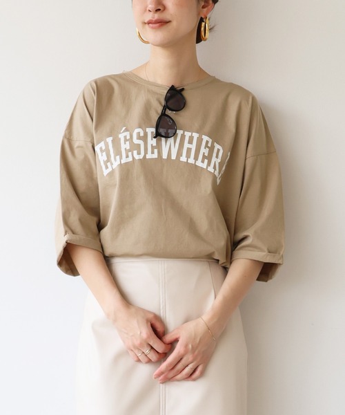 「MICA&DEAL」 半袖Tシャツ FREE ホワイト レディース_画像3