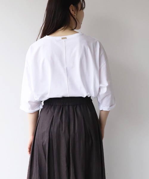 「MICA&DEAL」 半袖Tシャツ FREE ホワイト レディース_画像6
