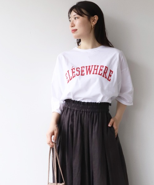 「MICA&DEAL」 半袖Tシャツ FREE ホワイト レディース_画像10