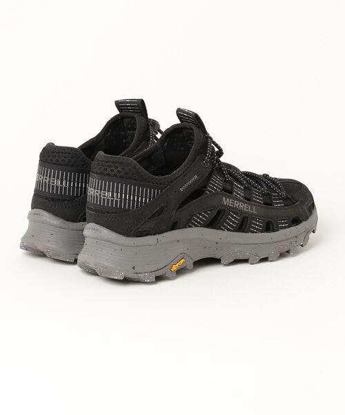 「MERRELL」 ローカットスニーカー 8 ブラック メンズ_画像2