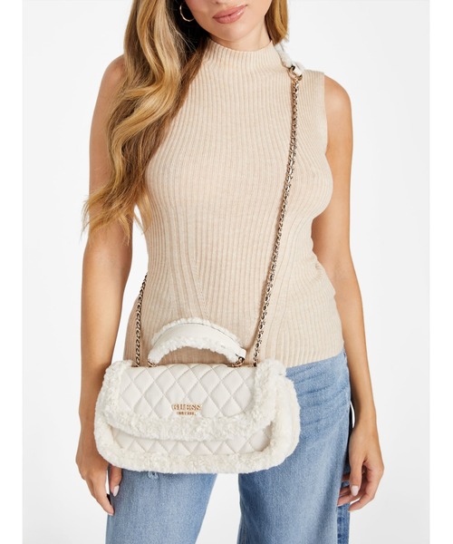 GUESS（ゲス） ショルダーバッグ ONE SIZE ホワイト レディース 