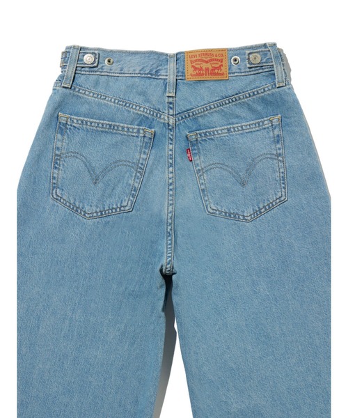 「501」 デニムパンツ 28inch ブラック レディース_画像8