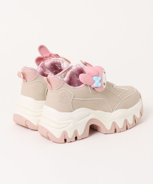 「CEDAR CREST」 ローカットスニーカー 23.5cm ホワイト×ブラック レディース_画像2