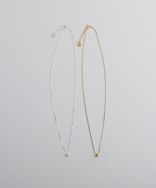 whoseA（フーシー） ネックレス 「silver925」Mini Star Necklace 