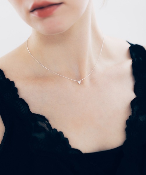 whoseA（フーシー） ネックレス 「silver925」Mini Star Necklace 