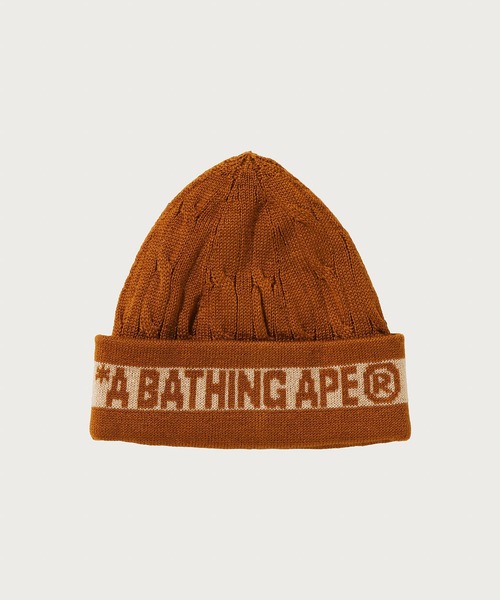 ベイプ BAPE A BATHING APE ビーニー ニット帽 A BATHING APE（アベイシングエイプ） ニット帽 ニットキャップ メンズ