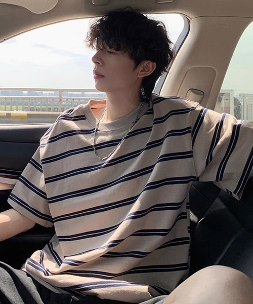 「WESTBOY」 半袖Tシャツ M ベージュ メンズ_画像6