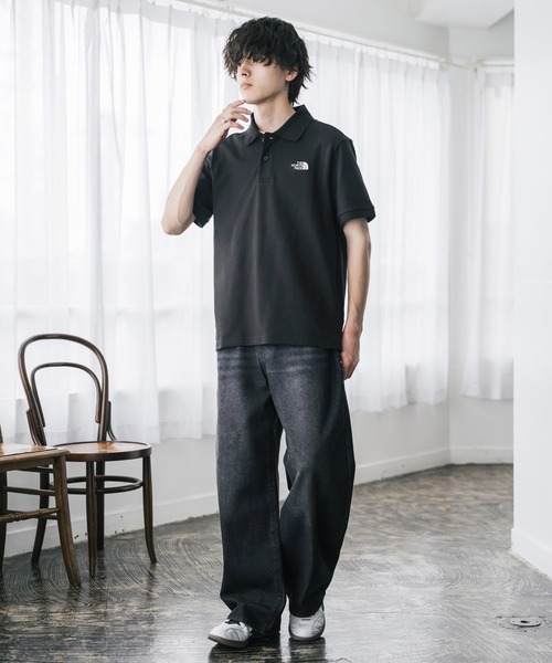 【新品】THE NORTH FACE 半袖ポロシャツ 刺繍ロゴ メンズ 3XL THE NORTH FACE（ザ ノースフェイス） ノースフェイス ポロシャツ 半袖