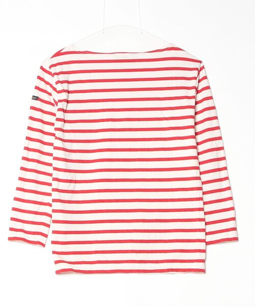「Le Minor」 ボーダー柄長袖カットソー 0 レッド レディース_画像2
