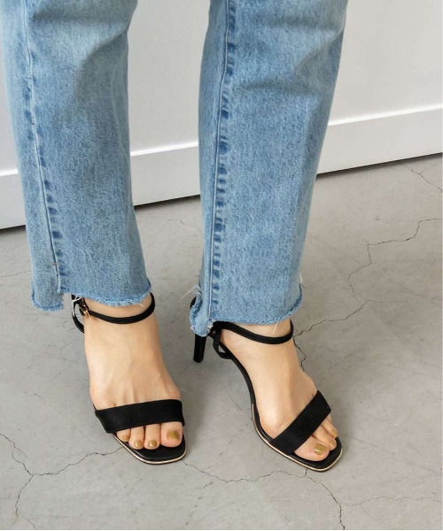 RANDA サンダル RANDA サンダル メタルパーツストラップサンダル レディース