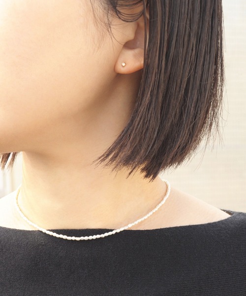 anq. パールショートネックレス anq. ネックレス 「anq.」SV925・パール ショートネックレス