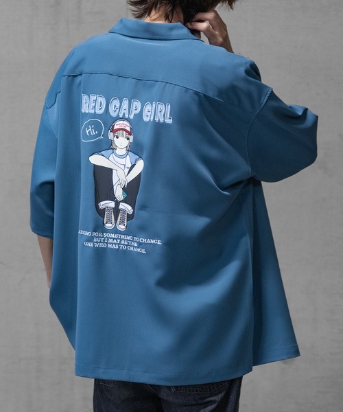 入手困難✨ キートン 長袖シャツ トップス カジュアル コットン レッド系 What it isNt ART BY MARKGONZALES ワット イット イズント