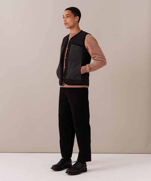 ラベンハム　ベスト　ジレ LAVENHAM（ラベンハム） ベスト ジレ LONGLINE CREW NECK GILET WOMENS