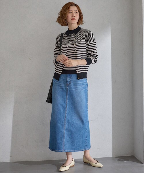 23区DENIM ストレッチデニムスカート 24SS 23区 デニムスカート 「洗える」23区DENIM ストレッチデニム