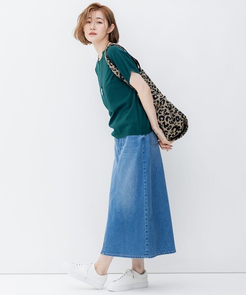 23区 デニムスカート 「洗える」23区DENIM ストレッチデニム
