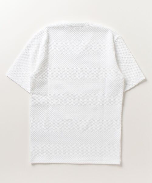 HIGH STREET∴ジオメトリックボーダーVネック半袖Tシャツ ハイストリート HIGH STREET HIGH STREET∴ジオメトリック