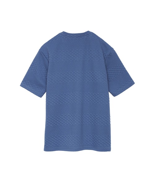 HIGH STREET tシャツ STREET∴ジオメトリックボーダーVネック