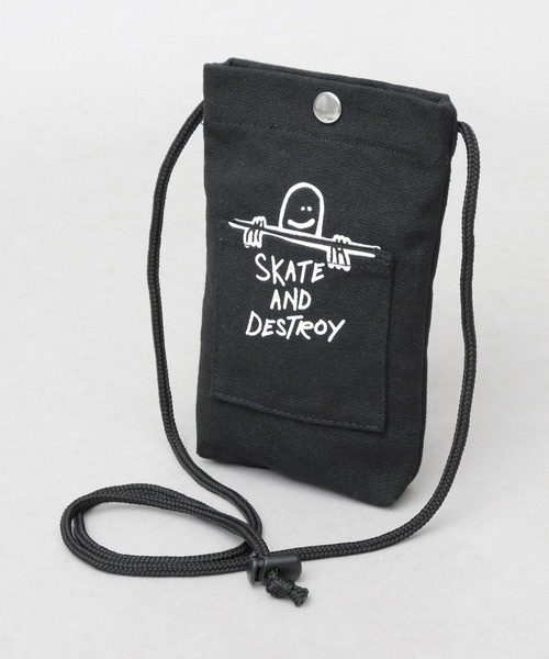 MARK GONZALES★人気★Mini Bag ポーチ ショルダー 2色 Mark Gonzales / マークゴンザレス 】 エコレザー ウエスト