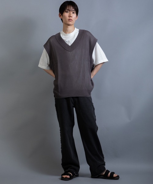 Theory ジレ ベスト ダークネイビー 背抜き 夏用 S SLIM TAPERED】【春夏】ジレ(ベスト)/ネイビー×ウィンドペン/4S