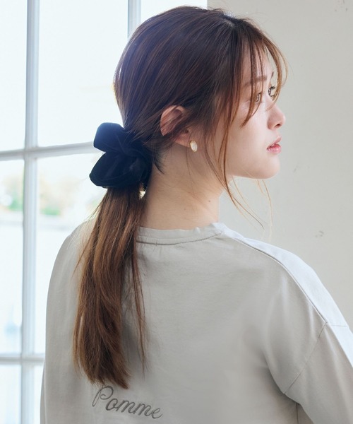 LANTINAM（ランティナム） シュシュ パールベロアシュシュ : ZOZOTOWN