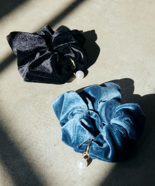 LANTINAM（ランティナム） シュシュ パールベロアシュシュ : ZOZOTOWN