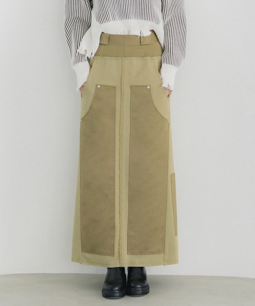 PUBLIC TOKYO（パブリックトウキョウ） スカート パッチワークチノ
