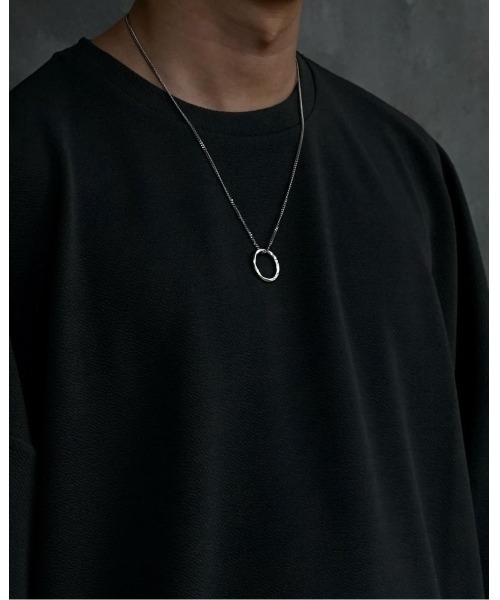 ARROWM ネックレス ツイストリングネックレス メンズ : ZOZOTOWN Yahoo