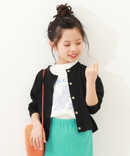 モナリザカーディガン キッズ 子供服 女の子 MONNALISA カーディガン モナリザカーディガン キッズ 子供服