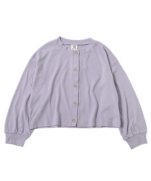 devirock カーディガン UVカット ガールズ クルーネック キッズ 子供服