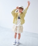 カーディガン UVカット ガールズ クルーネッ...の詳細画像5