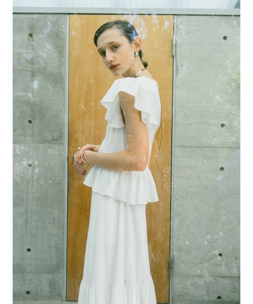 sahara（サハラ） ワンピース 2way Ruffle Dress レディース