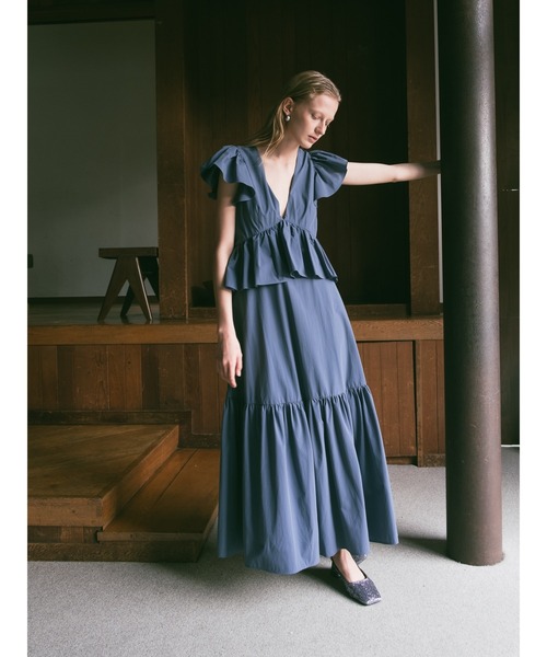 sahara（サハラ） ワンピース 2way Ruffle Dress レディース