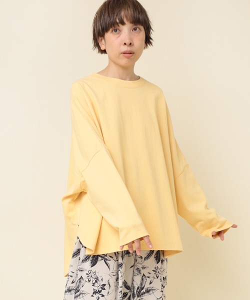 tシャツ M2182 ヴィンテージコットンワイドプルオーバー レディース