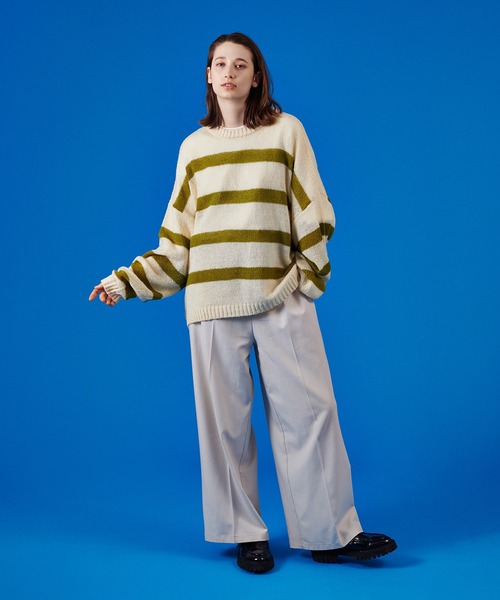 トップス L'Appartement Border Sheer Knit Border Sheer Knit（ニット／セーター）｜L'Appartement
