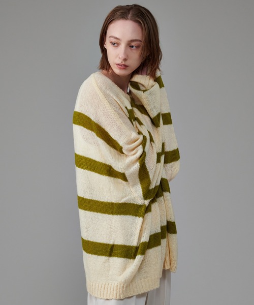 トップス L'Appartement Border Sheer Knit Border Sheer Knit（ニット／セーター）｜L'Appartement
