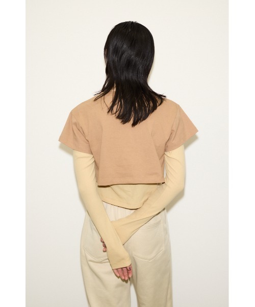 THROW by SLY tシャツ 2P LAYERED TOPS ツーピー レイヤード トップス