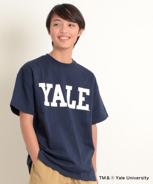 GLAZOS（グラソス） tシャツ 「大人向けサイズあり」「YALE」コットン 