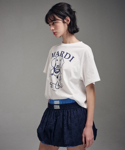 tシャツ 「ZOZO限定アイテム」TSHIRT SWING THE TAIL DDANJI PEARL NECKLACE レディース メンズ Mardi Mercredi tシャツ TSHIRT SWING THE TAIL DDANJI PEARL