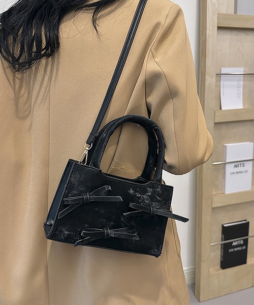 ショルダーバッグ バッグ 3way リボンショルダーバッグ