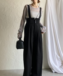 She's Closet サロペット オーバーオール ハイウエスト