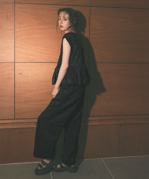 DONOBAN ドレス 「ANDRESD」peplum setup dress セットアップ