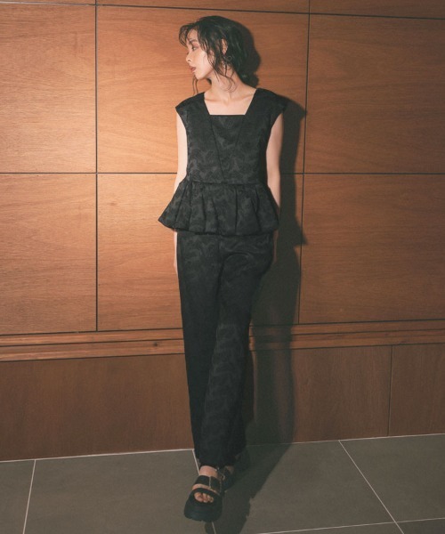 DONOBAN ドレス 「ANDRESD」peplum setup dress セットアップ