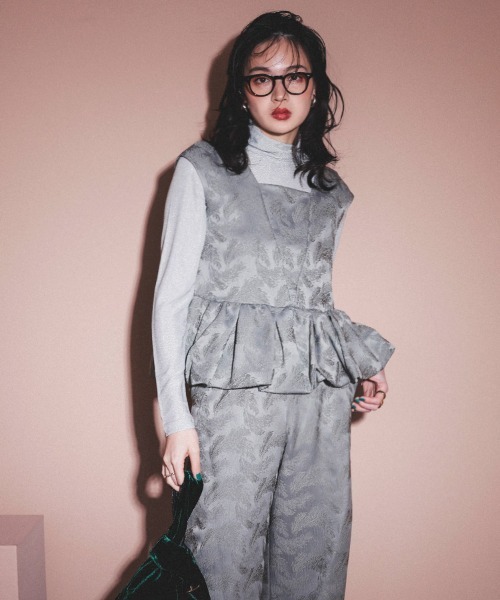DONOBAN ドレス 「ANDRESD」peplum setup dress セットアップ