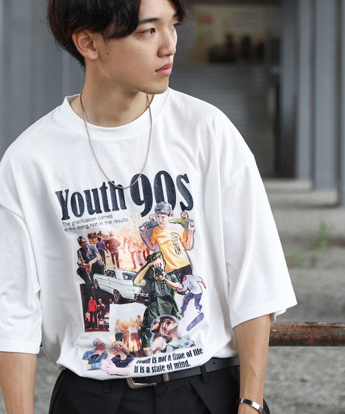 tシャツ シェイプTシャツ レディース セール】 J.J.MERCER:〈洗濯機可能〉プリント TEE （Tシャツ