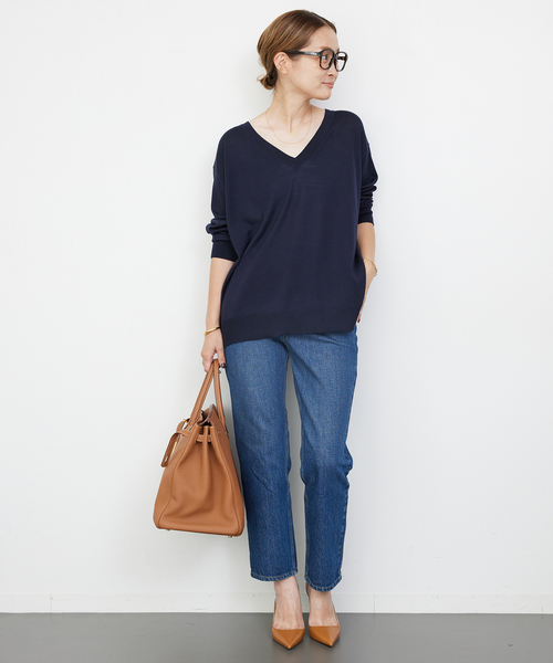 Deuxieme Classe クロップド　リジッド　デニム　40 スリム クロップドデニム（デニムパンツ・ジーンズ）｜Deuxieme